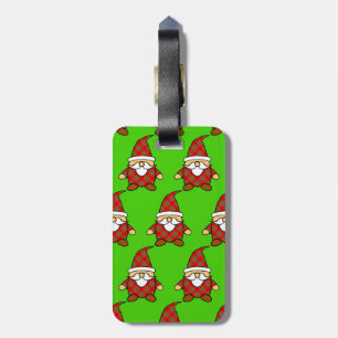 Étiquette À Bagage Balise Motif de Noël Gnome Carton