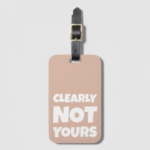 Étiquette À Bagage Balise Neutral Style Retro Funny Luggage