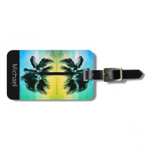 Balise Palmiers tropicaux en style Vintage