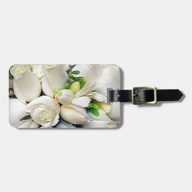 Étiquette À Bagage Balise roses de love_Luggage (Devant horizontal)