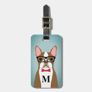 Étiquette À Bagage Balises de bagage Boston Terrier