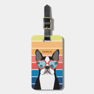 Étiquette À Bagage Balises de bagage Boston Terrier