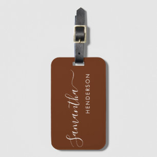 Étiquette À Bagage Balises de bagage Brown Mariage Table Plan / Favor