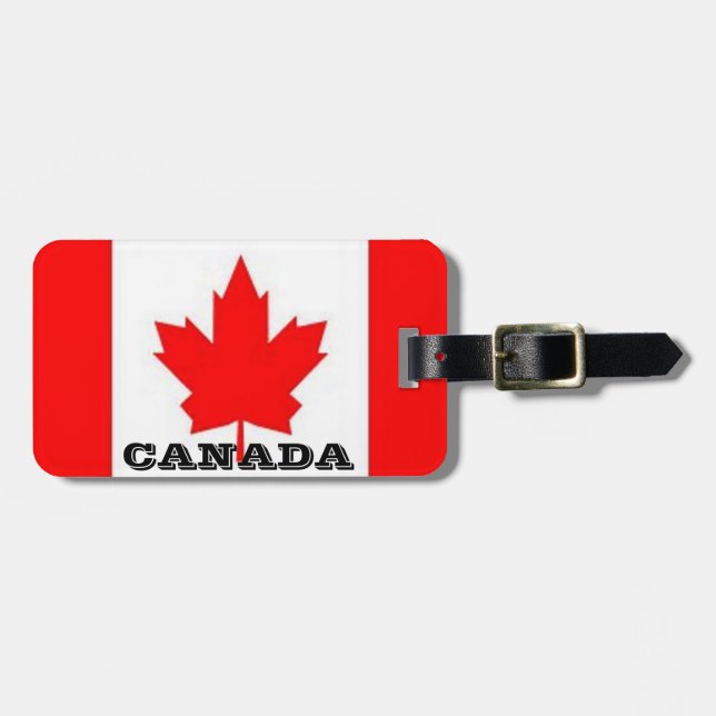 Étiquette À Bagage Balises de bagage canadiennes (Devant horizontal)
