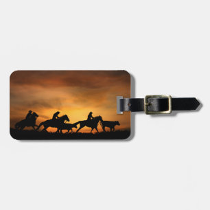 Étiquette À Bagage Balises de bagage Cowboy