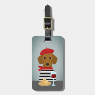 Étiquette À Bagage Balises de bagage Dachshund