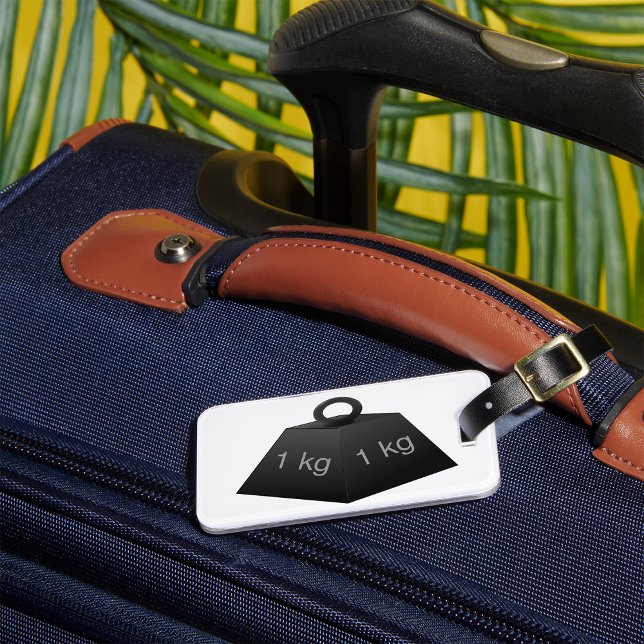 Étiquette À Bagage Balises de bagage de poids 1KG (Créateur téléchargé)