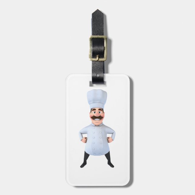 Étiquette À Bagage Balises de bagage du chef (Devant Vertical)