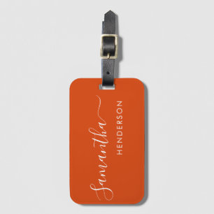 Étiquette À Bagage Balises de bagage orange Mariage Table Plan / Favo