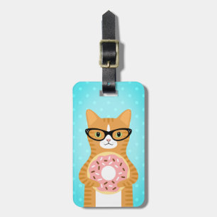 Étiquette À Bagage Balises de bagage Tabby Cat