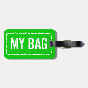 Étiquette À Bagage Balises de bagages colorées   Couleurs de Personna