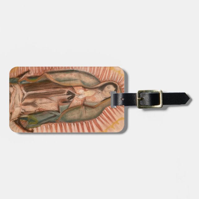 Étiquette À Bagage Balises de nos bagages Dame de Guadalupe (Devant horizontal)