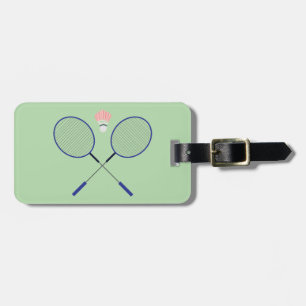 Étiquette À Bagage Balises des bagages Badminton Design