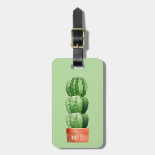 Étiquette À Bagage Balises des bagages Cactus
