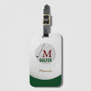 Étiquette À Bagage balle de golf personnalisée
