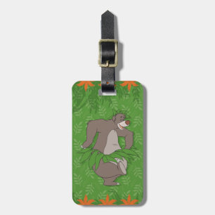 Étiquette À Bagage Baloo du livre de la Jungle avec jupe d'herbe