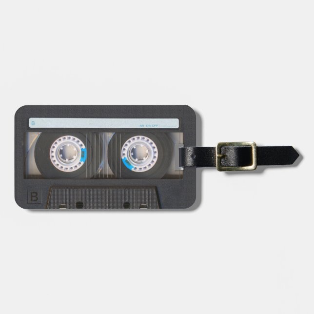 Étiquette À Bagage Bande Cassette (Devant horizontal)
