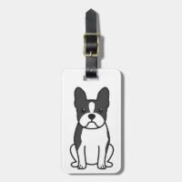 Bande dessinée de chien de Boston Terrier