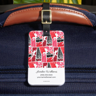 Étiquette À Bagage Bande dessinée Miraculaire Ladybug Paris Motif