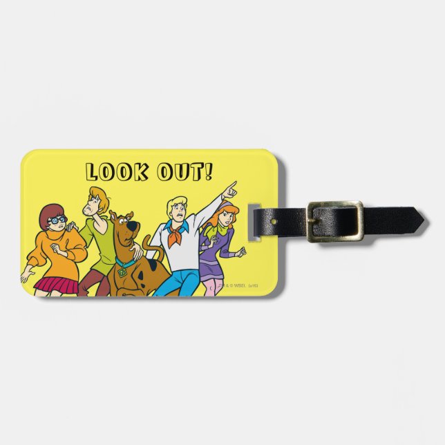 Étiquette À Bagage Bande entière 13 Mystery Inc (Devant horizontal)