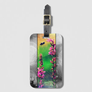Étiquette À Bagage Bande fleur sauvage