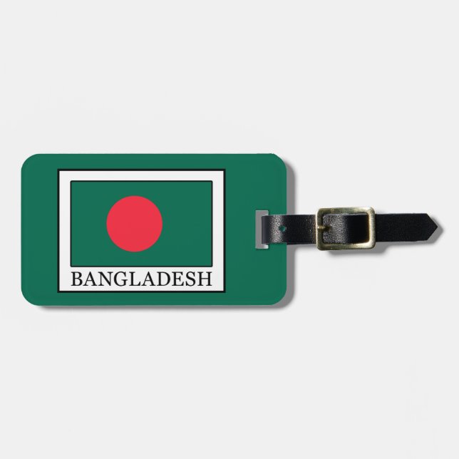 Étiquette À Bagage Bangladesh (Devant horizontal)