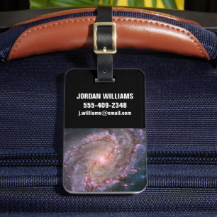 Étiquette À Bagage Barred Spiral Galaxy Messier 83.