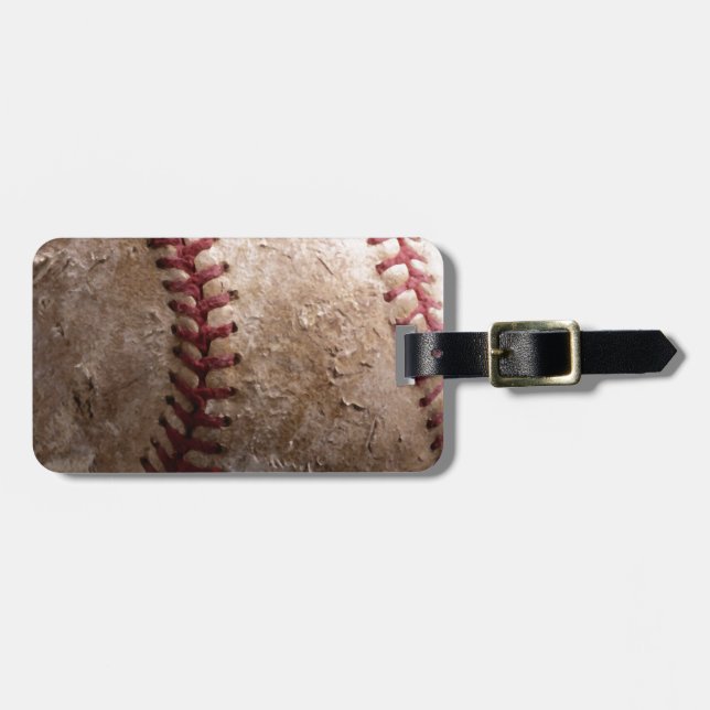 Étiquette À Bagage Baseball (Devant horizontal)