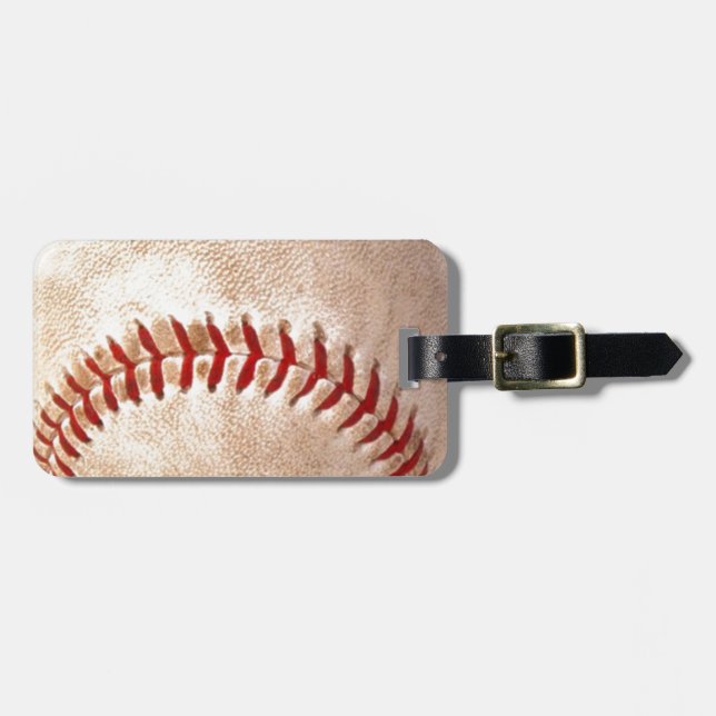 Étiquette À Bagage Baseball (Devant horizontal)