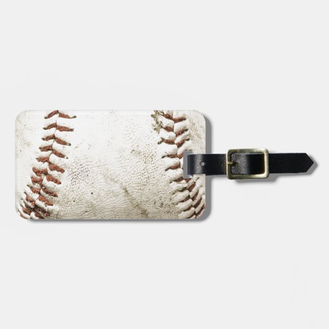 Étiquette À Bagage Baseball (Devant horizontal)