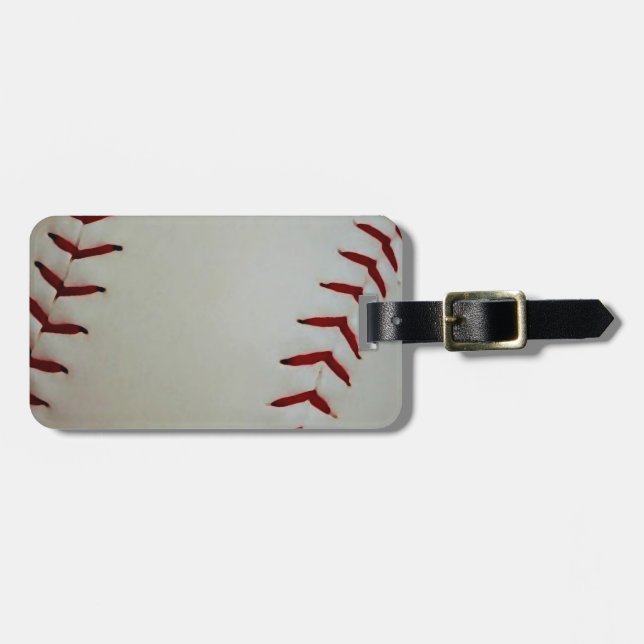 Étiquette À Bagage Baseball (Devant horizontal)