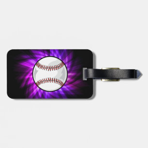 Étiquette À Bagage Baseball en peluche; softball
