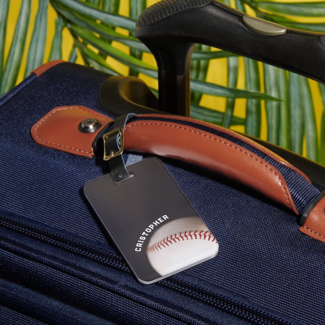 Étiquette À Bagage Baseball personnalisé (Insitu Rectoal 1)