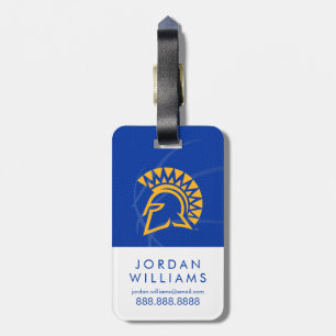 Étiquette À Bagage Basket-ball des Spartans State de San Jose State