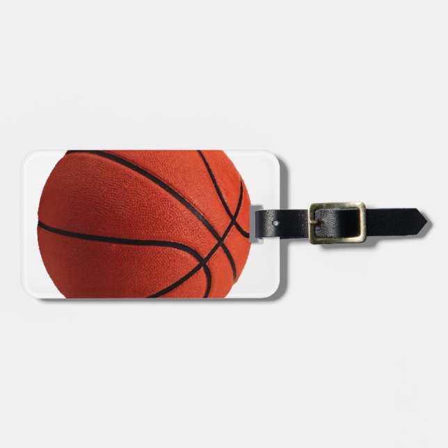 Étiquette À Bagage Basket-ball tendance (Devant horizontal)