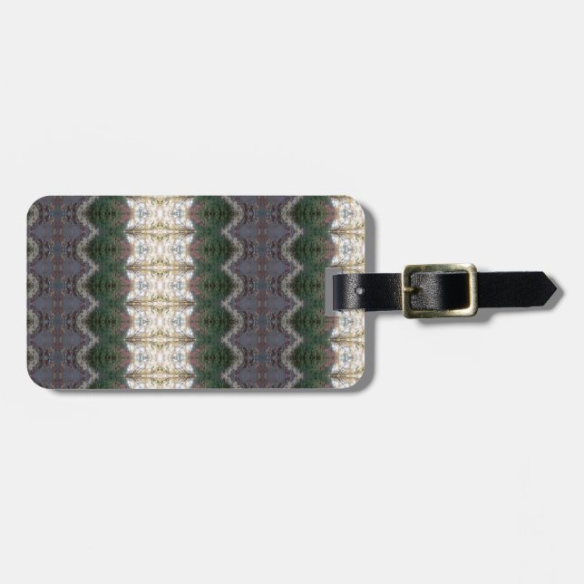 Étiquette À Bagage BC Fall Trees Ikat 9 (Devant horizontal)