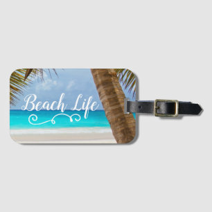 Étiquette À Bagage Beach Life