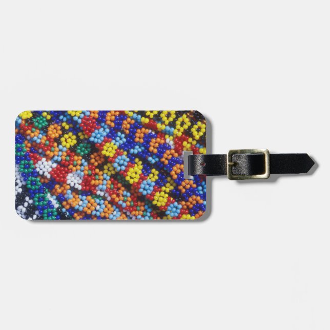 Étiquette À Bagage Beadwork, Melmoth, Kwazulu-Natal, Afrique du Sud (Devant horizontal)