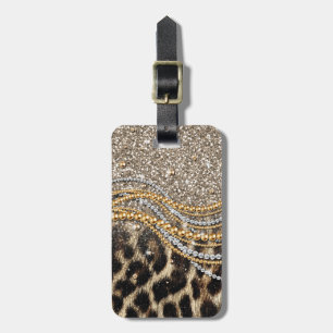 Étiquette À Bagage Beau Poster de animal tendance Leopard Faux