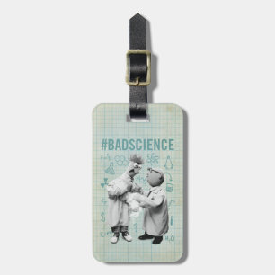 Étiquette À Bagage Bécher & Bunsen #MauvaiseScience
