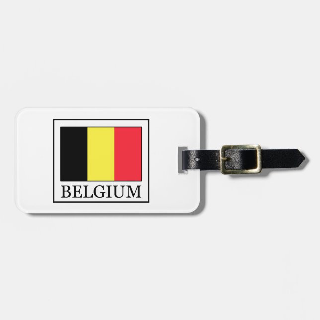 Étiquette À Bagage Belgique (Devant horizontal)