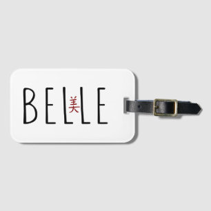 Étiquette À Bagage Belle