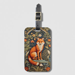 Étiquette À Bagage Belle assise Red Fox William Morris Inspiré