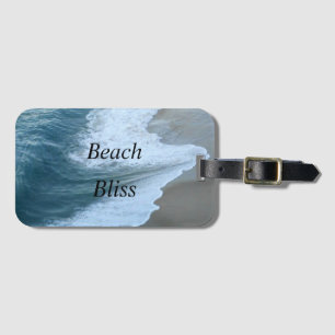 Étiquette À Bagage Belle béatitude de plage
