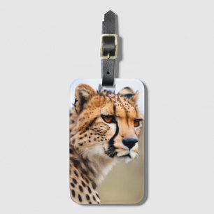 Étiquette À Bagage Belle Cheetah