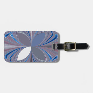 Étiquette À Bagage Belle étonnante Papillon bleu doux couleurs Art
