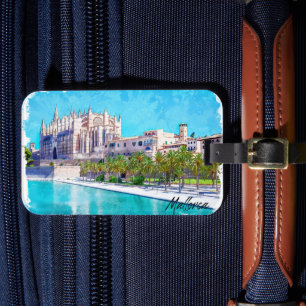 Étiquette À Bagage Belle Palma de Mallorca Espagne Baléares