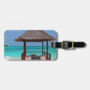 Étiquette À Bagage Belles îles des Maldives