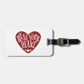 Étiquette À Bagage Bénissez votre coeur au coeur