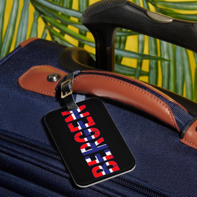 Étiquette À Bagage Bergen Norvège (Insitu Rectoal 1)